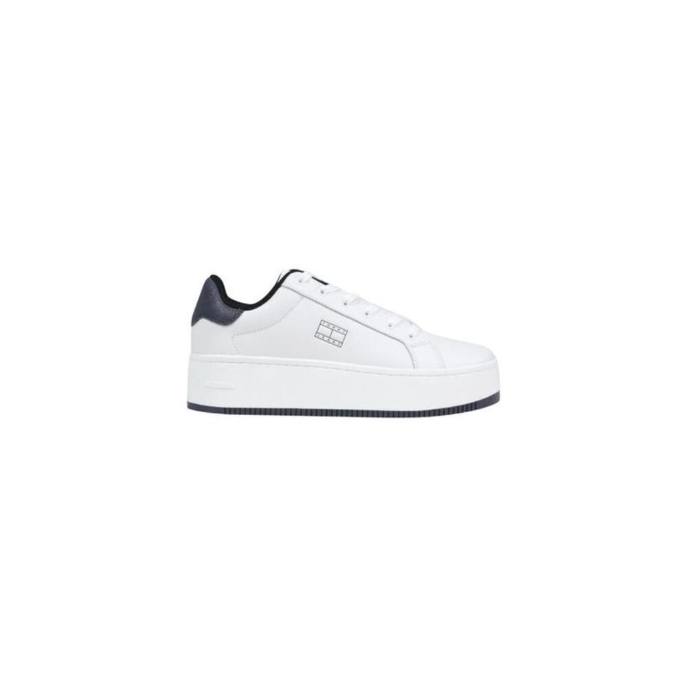 Tommy Hilfiger Jeans White Leather Chunky Women's Sneakers